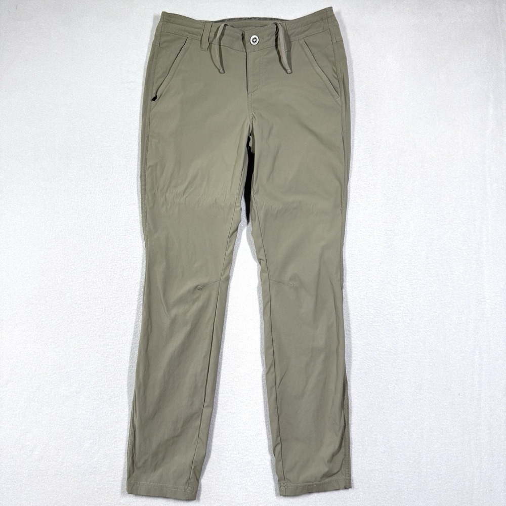 Kuhl Pants Women 4 Short Innovair Pant Hiking Outdoor Trail Nylon Blend Khaki